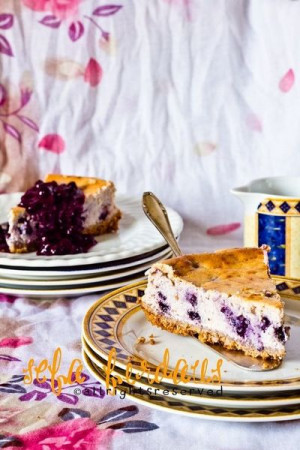 Blueberry Cheesecake - fun recipe!