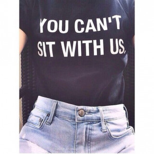 ... mean girls shirt mean girls quote you cant sit with us funny t-shirt