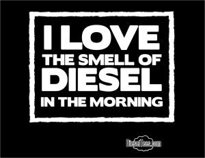 Love the Smell Of Diesel In The Morning Truck T Shirt at Diesel Tees