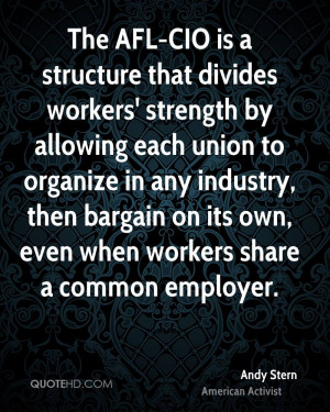 that divides workers' strength by allowing each union to organize ...