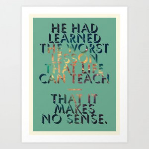 Literary Quote Poster — American Pastoral by Philip Roth Art Print ...