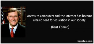 to computers and the Internet has become a basic need for education ...