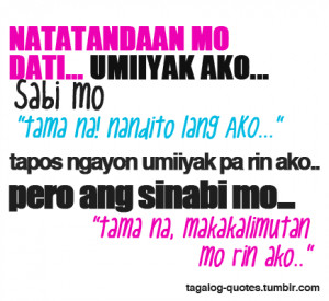 Cute Love Quotes Tagalog...