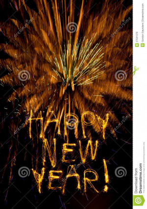 Happy New Year Sparklers