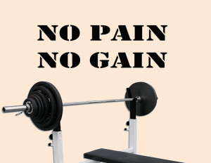 No Pain No Gain Quotes Clinic