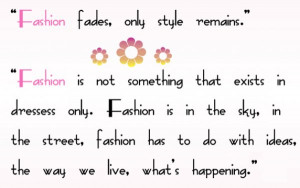 Stylish Quotes Fashion quotes