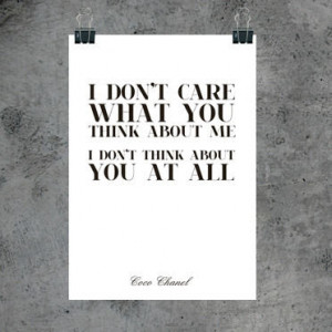 For which woman Coco Chanel isn't a role model? Well, I think that ...