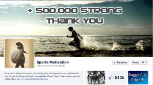 Sports Motivation – 513,000 Likes