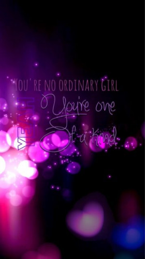 Wallpaper iphone 5. Ordinary Girl - Rebelution quote. #madeitmyself