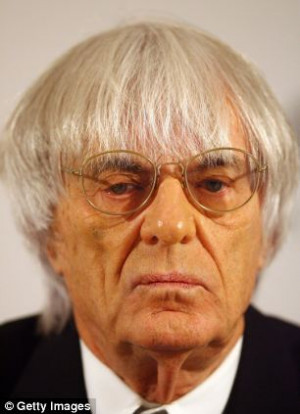 ... Bernie Ecclestone admits fame and fortune have not brought him joy
