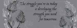 Struggle Your In Today Facebook Cover Layout
