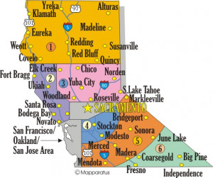 Northern California Map