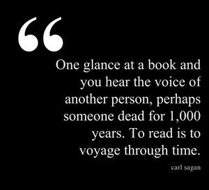 ... read is to voyage through time.