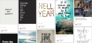 Inspirational quotes and sayings always do well. Even large brands ...