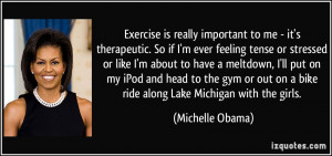 it's therapeutic. So if I'm ever feeling tense or stressed or like I ...