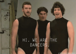 gif LOL funny tumblr quotes Justin Timberlake Andy Samberg dancers ...