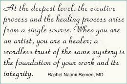 ... and the Healing Process Arise from a Single Source ~ Health Quote