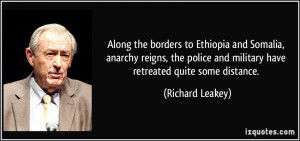 Along the borders to Ethiopia and Somalia, anarchy reigns, the police ...
