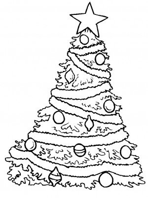 Print Colouring Pages Of Christmas Tree Download Colouring Pages