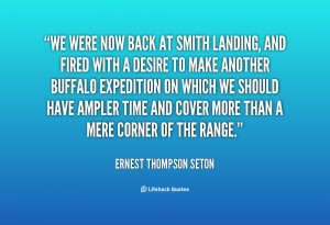 We were now back at Smith Landing, and fired with a desire to make ...
