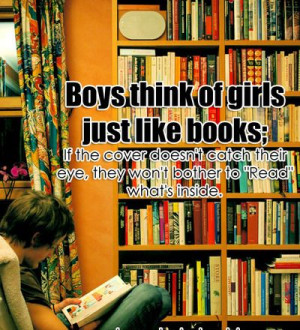 Boys Think Of Girls Just Like Books