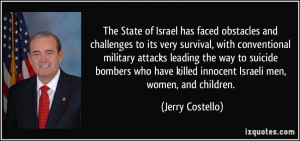 of Israel has faced obstacles and challenges to its very survival ...