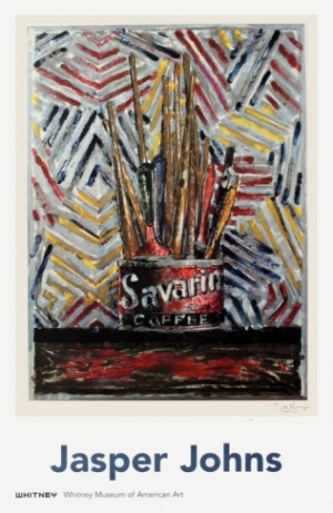 Savarin-Jasper Johns Encaustic painting