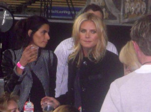 Here’s a pic of Heidi Klum at the Madonna concert at Dodgers Stadium ...