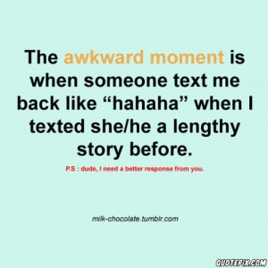That Awkward Moment When Quotes