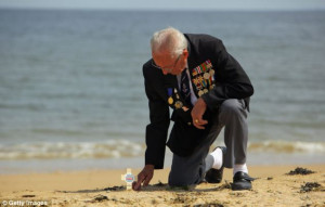 Never forget: Normandy Veteran Eric Buckley, then 85, from Leicester ...