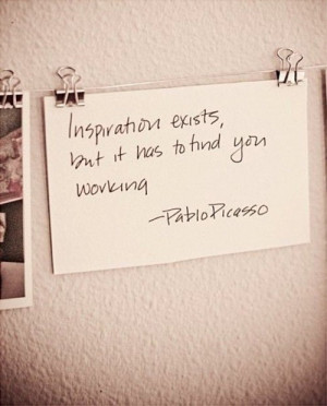 Inspiration Quote Pablo Picasso
