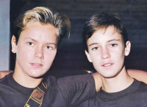 River Phoenix and Wil Wheaton