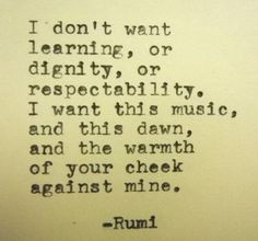 RUMI Love Poem RUMI Quote Handtyped Quote with by PoetryBoutique, $9 ...