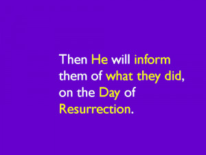 Allah Knows Everything