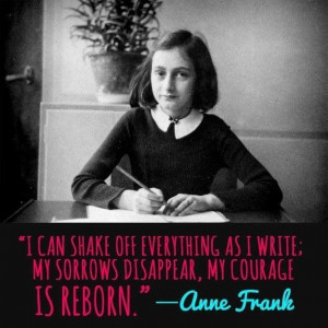 Anne Frank writing quote