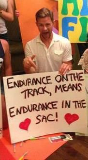 Endurance on the track means endurance in the sac!