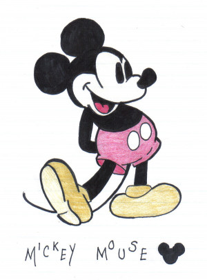 Retro Mickey Mouse Tom Girl