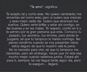 Te amo