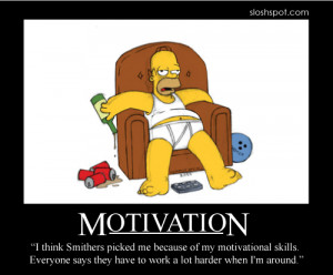 Homer Simpson Motivational Poster Motivation