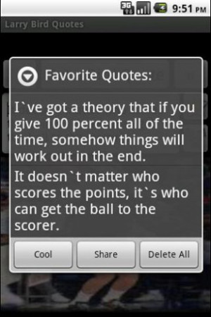 View bigger - Larry Bird Quotes for Android screenshot