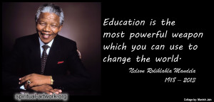 Nelson Mandela Quotes Education 126 nelson mandela education