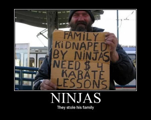 Funny Ninja vs. Samurai