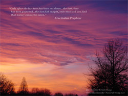 Quotes Screen Saver - Little Washington, VA Sunset image