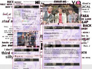 Jonas Brothers Quotes - Jonas Brothers Redlining MySpace Layout ...