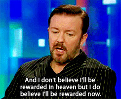 Ricky Gervais on being an atheist. (x)