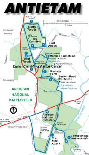 Antietam Creek Map