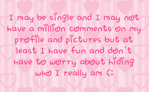 Being Single Girls Quotes...