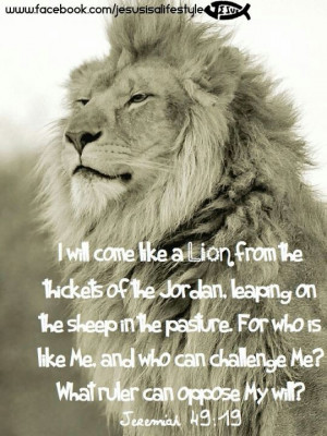 ... Lion of Judah when He becomes the lamblike servant of the church
