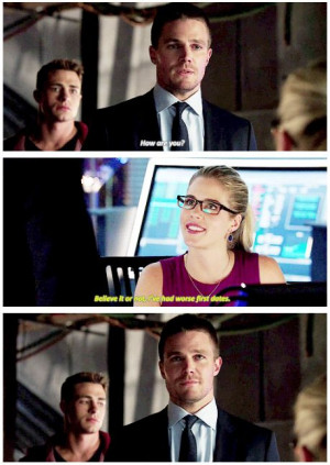 Olicity ♥Arrow Season 1, Arrow Felicity And Oliver, Arrows Oliver ...