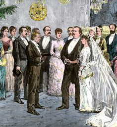 In 1886, Grover Cleveland became the first president to marry in the ...